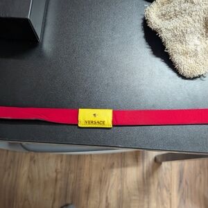 Versace Red Yellow Sunglasses Strap Used